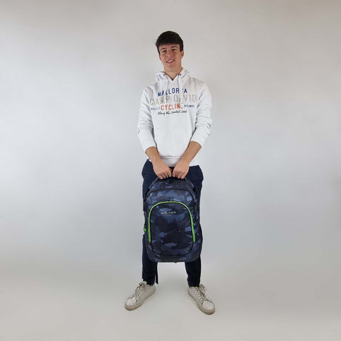 Walker Rucksack in der Farbe blau. Modell Campus Evo 2.0 online kaufen