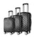 Set de valises de voyage 3 pièces noir de Schneiders Travel