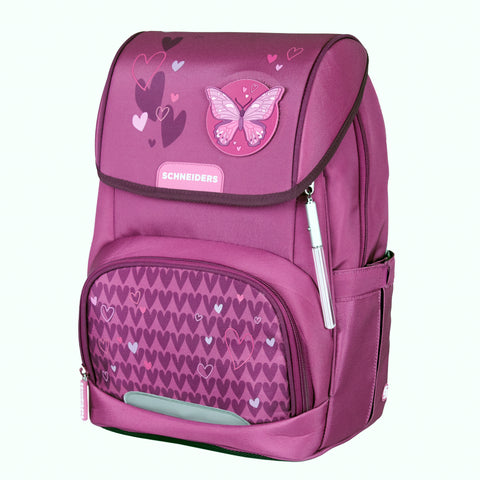 Ergojet Mädchen Schultasche Purple Hearts