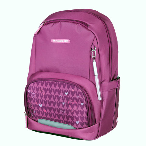 Ergojet Mädchen Schultasche Purple Hearts