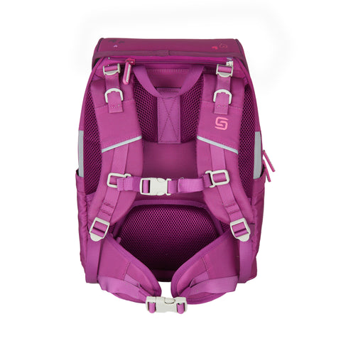 Ergojet Mädchen Schultasche Purple Hearts