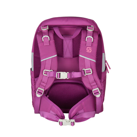 Ergojet Mädchen Schultasche Purple Hearts