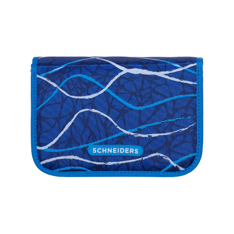 Blaue Jungenschultasche „Blue Vibes“ von Schneiders, Modell Ergolite, mit ergonomischem Design, gepolsterten Trägern und mehreren Fächern für optimale Organisation.