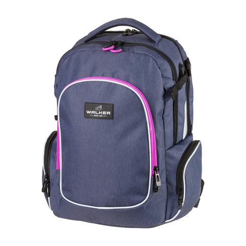 School backpack Campus Evo Blue Ivy Pink