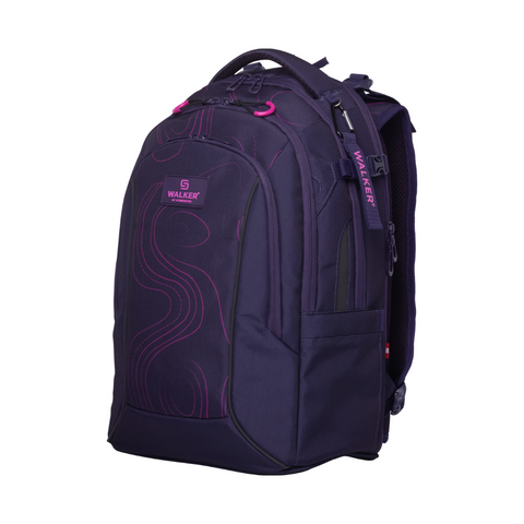 Campus Neo Purple Frequenzy von Walker. Toller Rucksack für die Schule mit tollen Features!