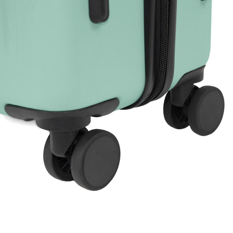 Reisekoffer Florida in der Farbe Malibu von Walker! Geräumiger und praktischer Reisekoffer! Detailbild Rollen.