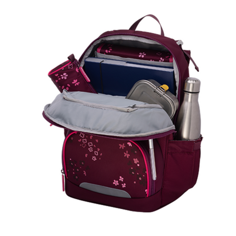 Schultasche Ergojet "Floral Fantasy" von Schneiders. Modulare Schultasche mit abnehmbarer Klappe. Schultasche und Schulrucksack in einem! Praktische Schultasche für Volkschule und Gymnasium.