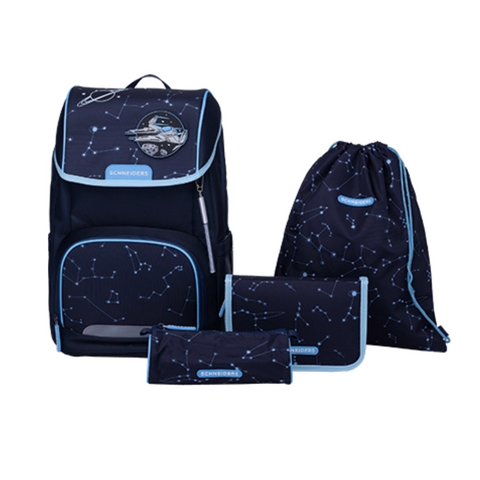 Schultasche Ergojet "Space Dream" von Schneiders. Modulare Schultasche mit abnehmbarer Klappe. Schultasche und Schulrucksack in einem! Praktische Schultasche für Volkschule und Gymnasium.