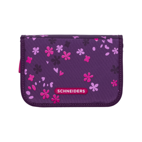 Raffiniert gestaltete Mädchenschultasche „Berry Blossom" von Schneiders, Modell Ergolite, mit ergonomischem Design, gepolsterten Trägern und mehreren Fächern für optimale Organisation.