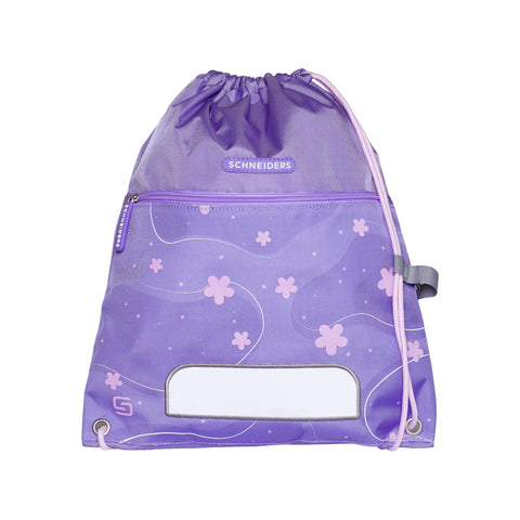Turnbeutel „Flowery“ von Schneiders, Modell Ergolite, mit ergonomischem Design, gepolsterten Trägern und mehreren Fächern für optimale Organisation.