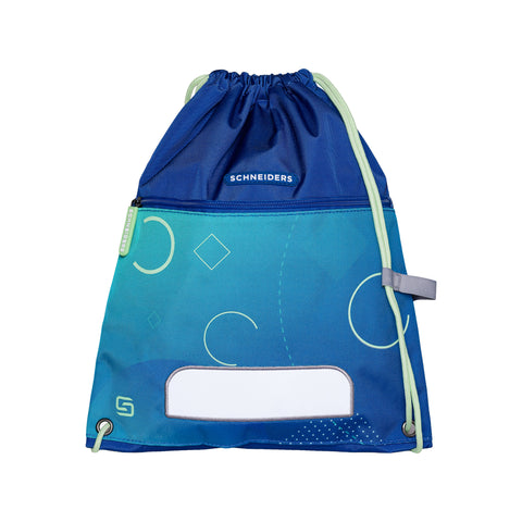Turnbeutel „Geo Motion“ von Schneiders, Modell Ergolite, mit ergonomischem Design, gepolsterten Trägern und mehreren Fächern für optimale Organisation.