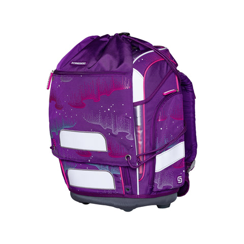 Schultasche „Wavy Dots“ von Schneiders, Modell Ergolite, mit ergonomischem Design, gepolsterten Trägern und mehreren Fächern für optimale Organisation.