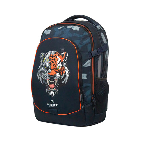 Fame Rucksack Cyber Tiger von Walker. Geräumiger Rucksack perfekt für die Schule!