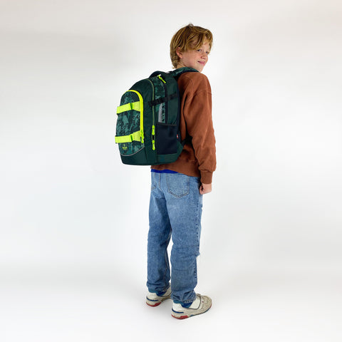 Fame 2.0 Jungen Schulrucksack Uni Camo Green von Walker. Stylischer und hochwertiger Schulrucksack für den Schulalltag! 