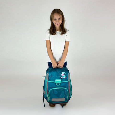 New! Ergolite girls school bag Aqua Love