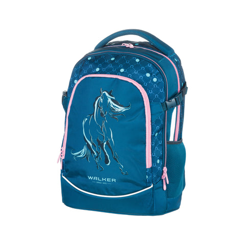 Fame Rucksack Lucky Horse von Walker. Geräumiger Rucksack perfekt für die Schule!