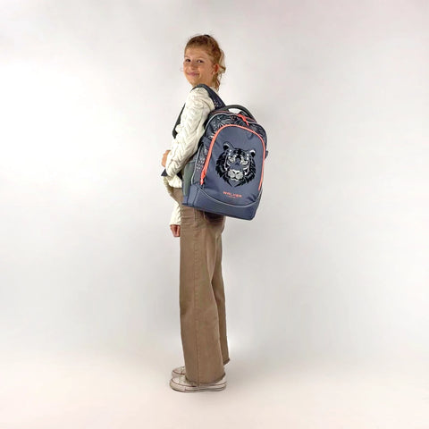 Mädchen Schulrucksack Fame 2.0 Tigress von Walker. Trendiger und geräumiger Rucksack für jeden Schultag. Jetzt online bestellen.