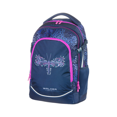 Fame Rucksack Magic Dragonfly von Walker. Geräumiger Rucksack perfekt für die Schule!