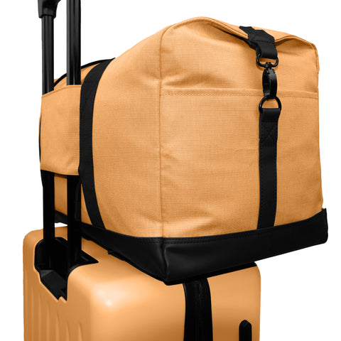 Reisekofferset Florida in der Farbe Peach von Walker! Geräumiges und praktisches Reisekofferset! Detailbild Weekender.