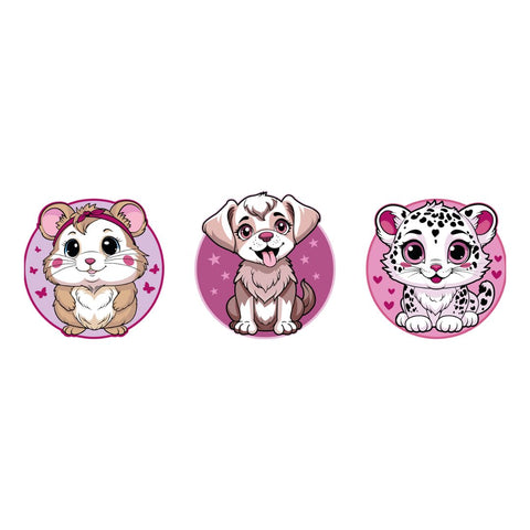Patches mit Klettfunktion Motiv Cute Pets