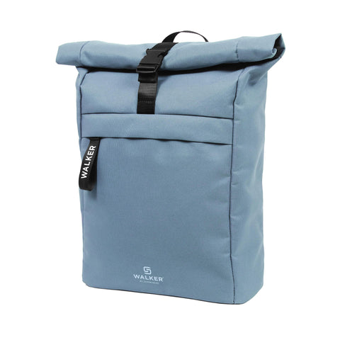 Roll Top Rucksack Ice Blue von Walker. Toller Rucksack für Freizeit, Arbeit und Uni!