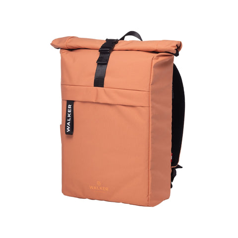 Roll Top Rucksack Peach Fuzz von Walker. Toller Rucksack für Freizeit, Arbeit und Uni!