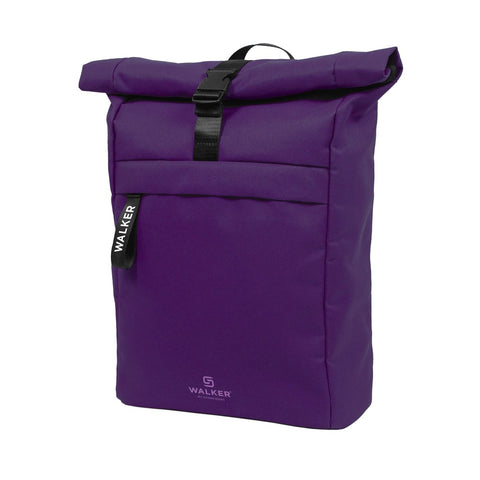 Roll Top Rucksack Purple Velvet von Walker. Toller Rucksack für Freizeit, Arbeit und Uni!