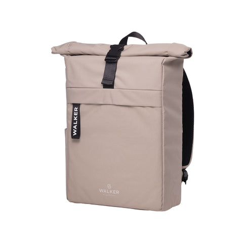 Roll Top Rucksack Sand von Walker. Toller Rucksack für Freizeit, Arbeit und Uni!