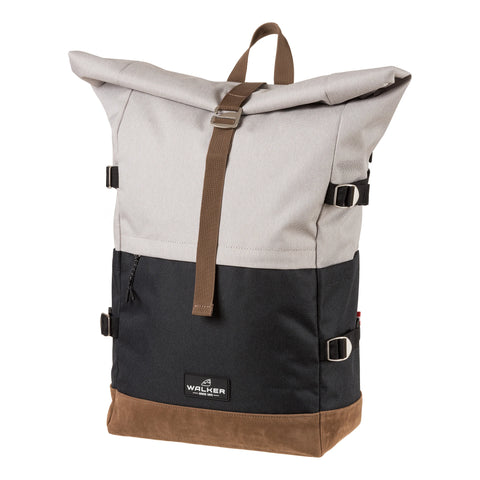 Roll up two Light Grey & Anthracite von Walker.  Praktischer Alltagsrucksack online bestellen!